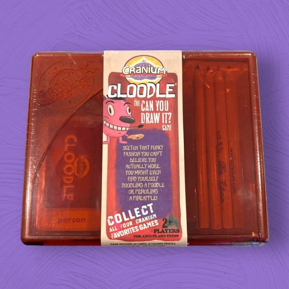 Cranium CLOODLE The “Can You Draw It?” GAME Party & Travel 2010 NEW & SEALED - Picture 1 of 3